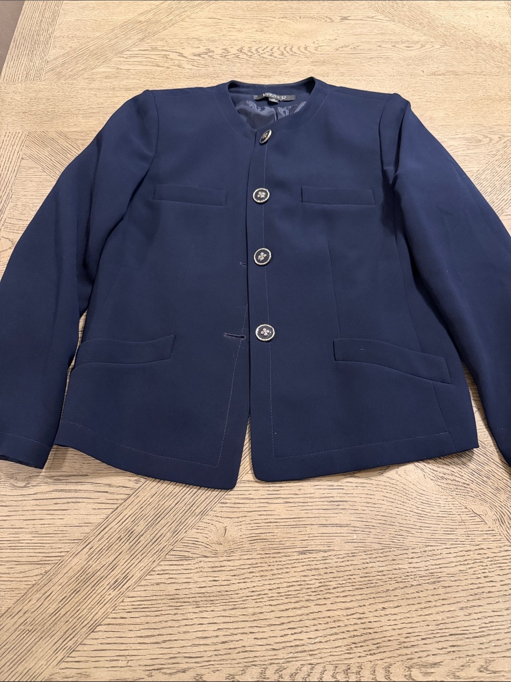Kasper blue blazer size 10